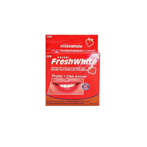 Fresh White Teeth Whitening Powder for Non-Smokers 1.76 oz (50 g)