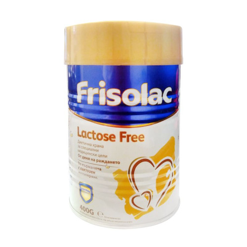 Frisolac Lactose Free Medical Adapted Milk for Infants with Lactose Intolerance 14.11 oz (400 g)