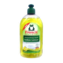 Frosch Dishwashing Liquid Yellow Lemon Dishwashing Liquid with Yellow Lemon 16.91 fl oz (500 ml)