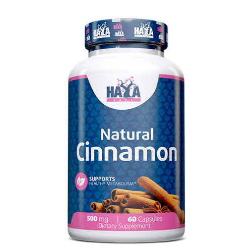 Haya Labs Organic Cinnamon 500 mg 60 Capsules