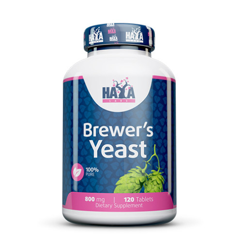 Haya Labs Brewer's Yeast 800mg 120 Tablets