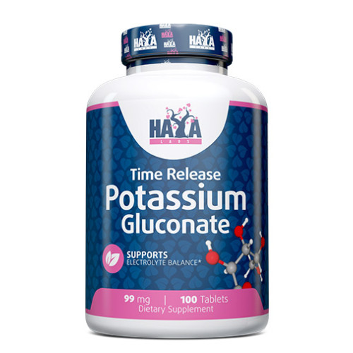 Haya Labs Potassium Gluconate 99mg 100 Tablets