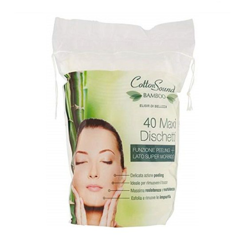 Cotton Sound Bamboo Makeup Remover Pads with Bamboo 40 pcs