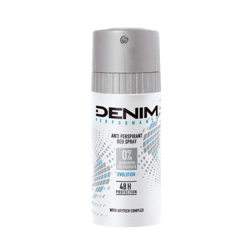 Denim Evolution 0% Aluminium Aluminium-free Antiperspirant Spray for Men 5.07 fl oz (150 ml)