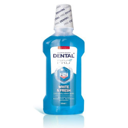 Dental Pro White Andfresh Mouthwash for Whitening and Refreshing 16.91 fl oz (500 ml)
