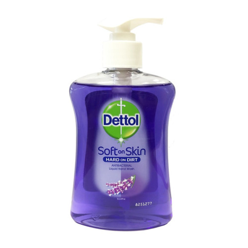 Dettol Soft on Skin Antibacterial Liquid Hand Soap with Lavender 8.45 fl oz (250 ml)