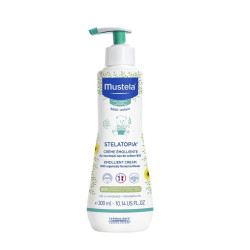 Mustela Stelatopia Soothing Cream for Babies and Children with Atopic Skin 10.14 fl oz (300 ml)