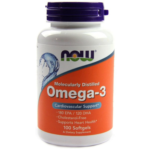 Now Foods Omega-3 for High Immunity and Body Recovery 100 Capsules
