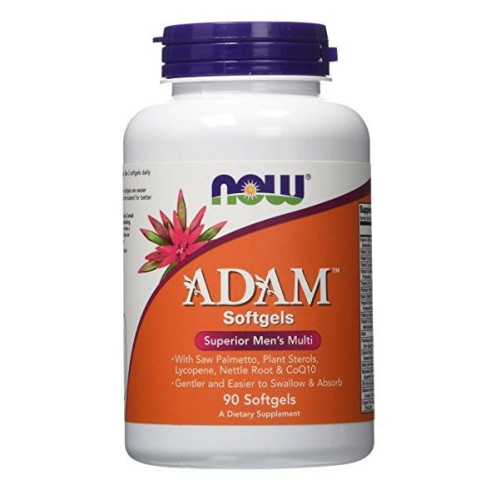 Now Foods Adam Multivitamins for Memory Stress and Fatigue for Men 90 Capsules