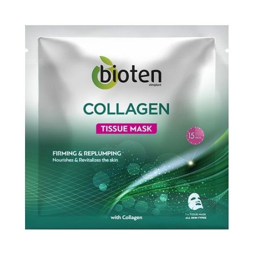 Bioten Collagen Rejuvenating Face Mask for Dehydrated and Tired Skin 0.68 fl oz (20 ml) 1 pc