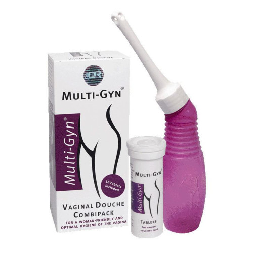 Multi-Gyn Vaginal Douche CombiSet + Effective Tablets for Vaginal Hygiene 10 pcs