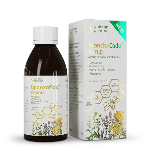 Doleran Pharma Bronchocode Syrup for Severe Cough and Cold 6.09 fl oz (180 ml)
