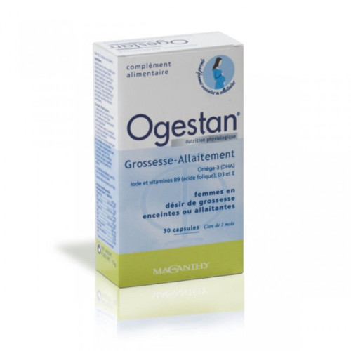 Ecopharm Ogestan for Expectant and Nursing Mothers with Folic Acid 30 Capsules