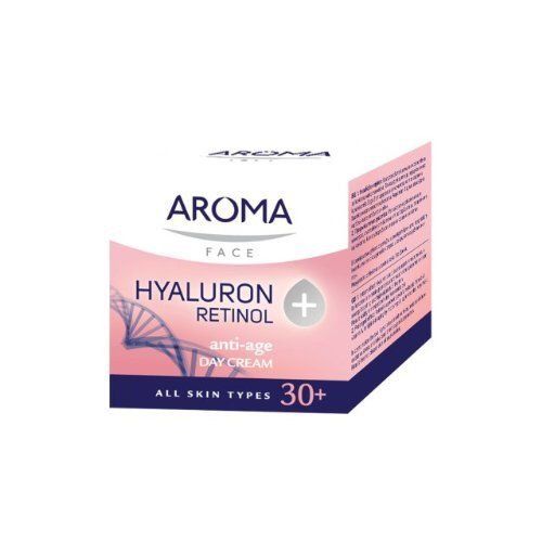 Aroma Hyaluron+ Retinol Day Cream with Hyaluronic Acid Against Wrinkles 30+ 1.69 fl oz (50 ml)