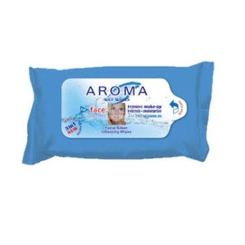 Aroma Delicate Wet Wipes for Makeup Removal 15 pcs