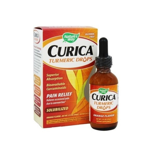 Nature's Way Curica Turmeric for a Healthy Stomach and Heart Drops 2.03 fl oz (60 ml)