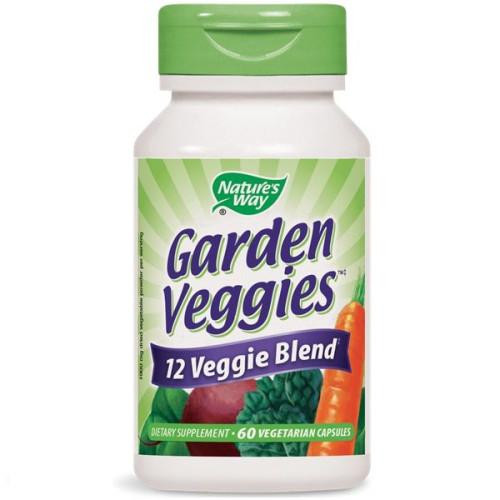 Nature's Way Garden Veggies Antioxidant for Stress and Fatigue with Vegetables 450 mg 60 Vcaps