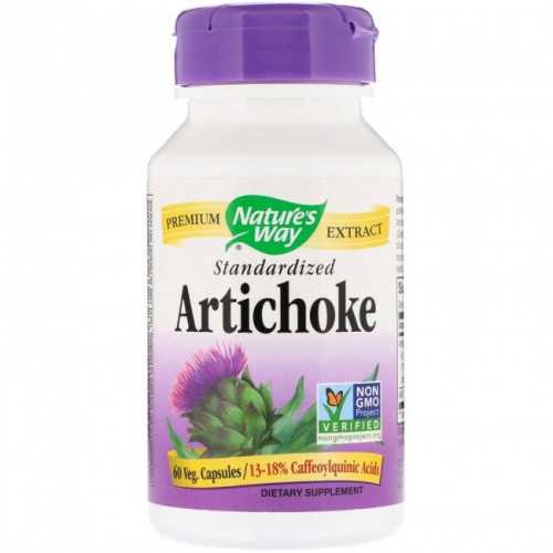 Nature's Way Artichoke Artichoke for Stomach Discomfort and Healthy Bile 600 mg 60 Capsules