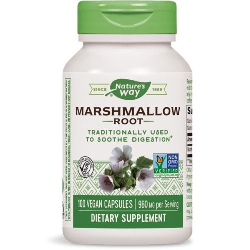 Nature's Way Marshmallow for Detox and Urinary Pain 480 mg 100 Vcaps