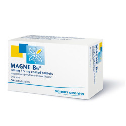 Sanofi Magne B6 Magnesium Cramps Tingling and Fatigue 50 Tablets