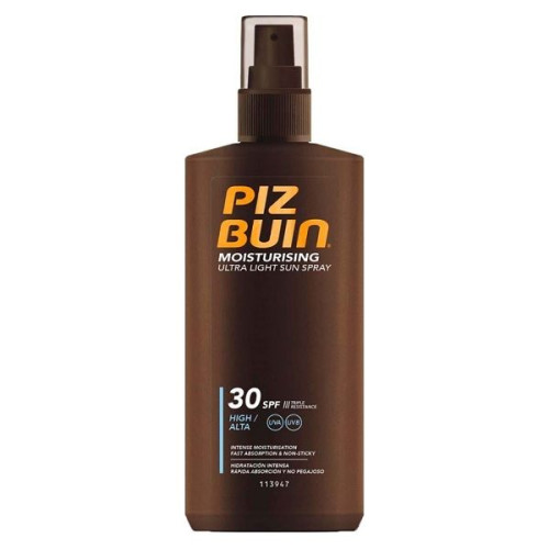 Piz Buin in Sun Moisturizing Sunscreen Spray for Body Up to 5 Hours SPF 30+ 6.76 fl oz (200 ml)