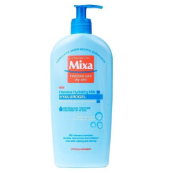 Mixa Hyalurogel Hydrating Milk with Hyaluronic Acid for Sensitive Skin for Body 13.53 fl oz (400 ml)