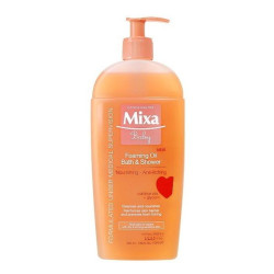 Mixa Baby Gel-foam for Bath and Shower for Babies with Sensitive Skin 13.53 fl oz (400 ml)