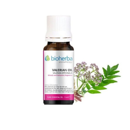 Bioherba Valerian Essential Oil for Severe Stress and Anxiety 0.17 fl oz (5 ml)