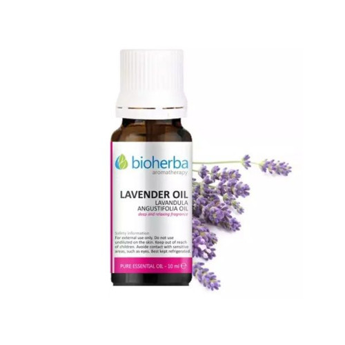 Bioherba Lavender Essential Oil for Colds and Flu 0.34 fl oz (10 ml)