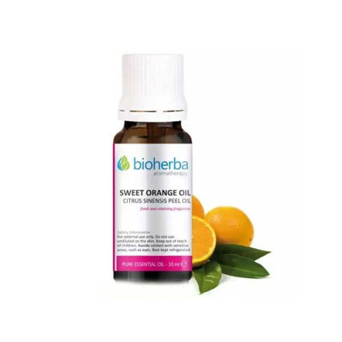 Bioherba Orange Essential Oil for Insomnia and Anxiety 0.34 fl oz (10 ml)