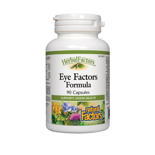 Herbal Factors Eye Formula for Vision Problems with Lutein 90 Capsules