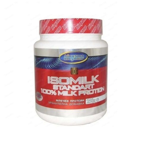 Biogame Isomilk 100% Milk Protein for Increasing Lean Muscle Mass Strawberry Flavor 8.81 (250 g)