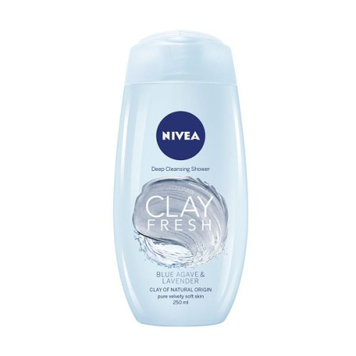 Nivea Clay Fresh Shower Gel Blue Agave and Lavender 8.45 fl oz (250 ml)