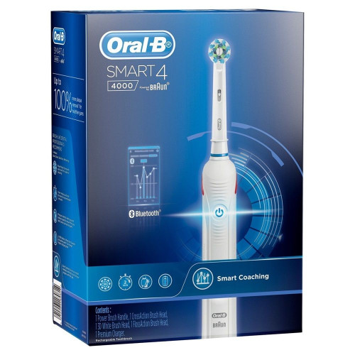 Oral-B Smart 4000 Electric Toothbrush with 3 Programs + Bluetooth 1 pc