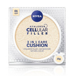 Nivea Hyaluron Cellular Filler SPF 15 3-in-1 Cushion Light 0.53 oz (15 g)