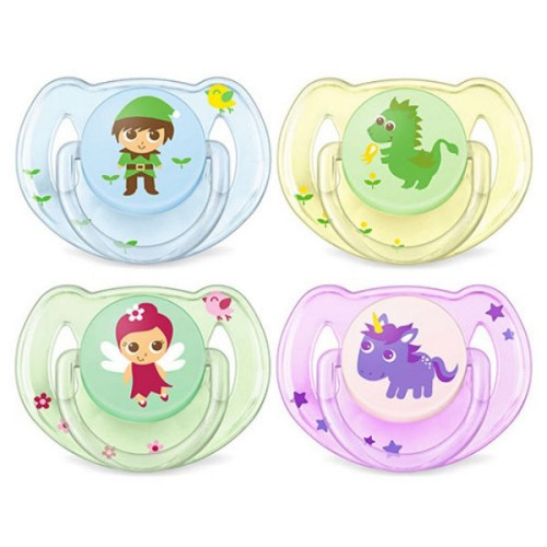 Philips Avent Classic Soft Silicone Orthodontic Pacifier 6-18 Months Set 2 pcs