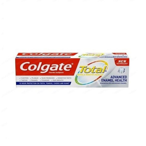 Colgate Total Advanced Enamel Health Toothpaste for Cleaning and Protecting Enamel and Teeth 2.54 fl oz (75 ml)