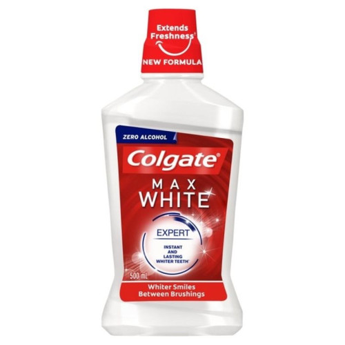 Colgate Max White Expert Whitening and Cleansing Mouthwash 16.91 fl oz (500 ml)