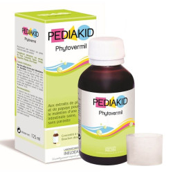 Pediakid Phytoverm Syrup for Healthy Intestines Without Parasites 4.23 fl oz (125 ml)