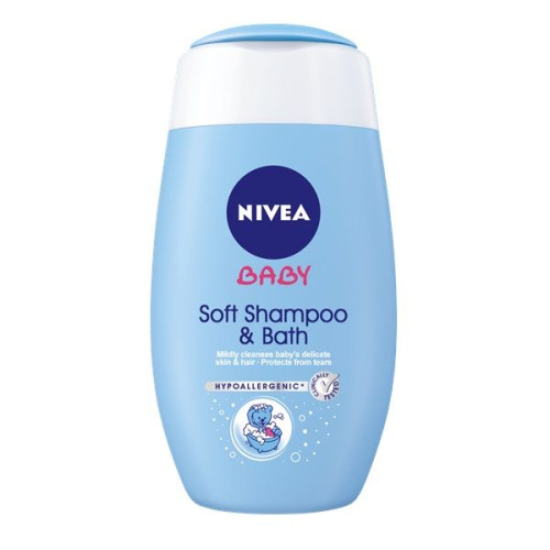 Nivea Baby Soft Bath Shampoo Delicate 6.76 fl oz (200 ml)