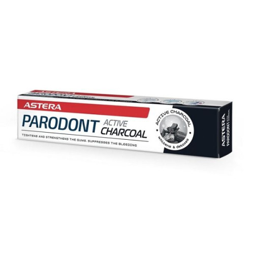 Astera Parodont Active Charcoal Toothpaste with Activated Charcoal 2.54 fl oz (75 ml)