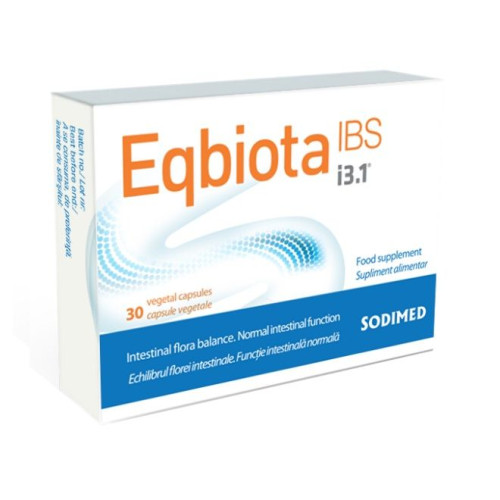 Ecobiota Ibs 3.1 Probiotic for Irritated and Inflamed Intestines 30 Capsules