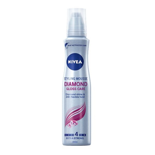 Nivea Diamond Shine Gloss Hair Mousse 5.07 fl oz (150 ml)
