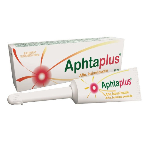 Aftaplus Natural Liquid for Mouth Ulcers and Sores 0.34 fl oz (10 ml)