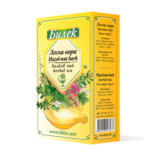 Bilek Herbal Tea Leska BarkHigh Blood Pressure Heart and Varicose Veins Support 2.12 oz (60 g)