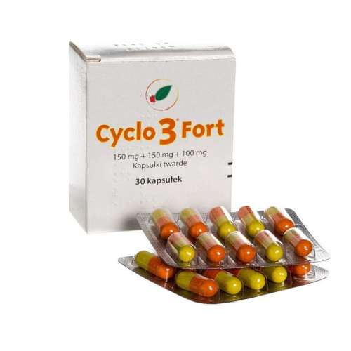 Pierre Fabre Cyclo 3 Fort for Improving the Tone of Veins and Blood Vessels 30 Capsules