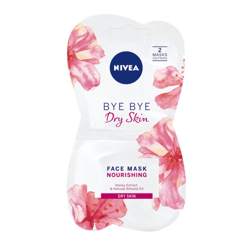 Nivea Hydrating Moisturizing Face Mask for Dry Skin with Almond Oil 0.93 fl oz (27.5 ml)