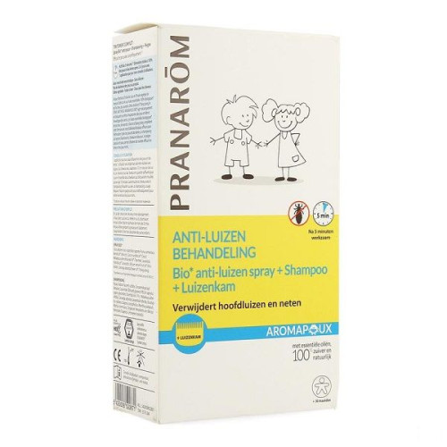 Pranarom Promo Set for Removing and Dealing with Lice Lotion Shampoo + Comb