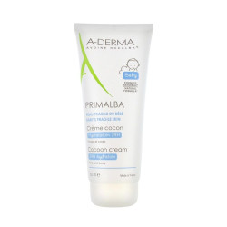 A-Derma Primalba Cocon Gentle Cream for Vulnerable Baby Skin with 24-Hour Hydration 6.76 fl oz (200 ml)
