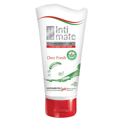 Agiva Intimate Body Shower Gel with Lactic Acid and Aloe Vera Extract 5.75 fl oz (170 ml)
